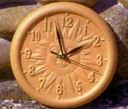 Clock - Terra Cotta