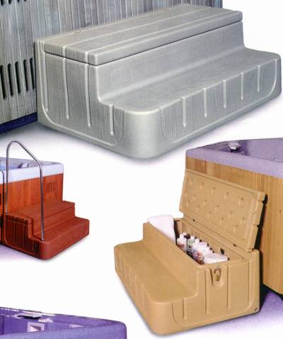 Spa Step & Storage