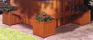Modular Bench and Planters