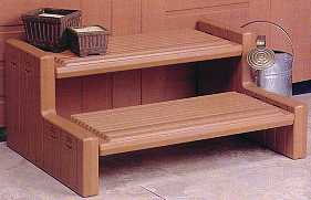 Low-Maintenance Plastic Step