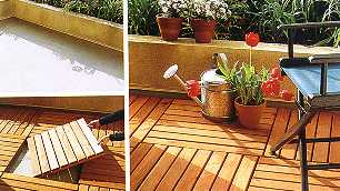 Redwood Patio Tiles