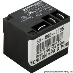 60-590-1105 - AZ2100 Enclosed PC Relay SPDT 20A 15VDC Coil - AZ2100-1C-15DE - 60-590-1105
