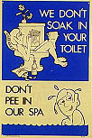 No Peeing In Our Spa