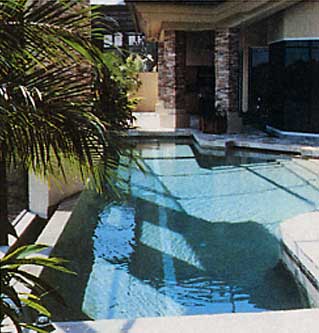 Small Pool Next to House