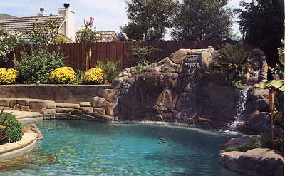 Rock Waterfall Pool