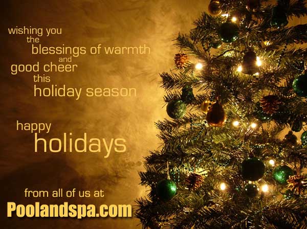 Merry Christmas And Happy New Year - PoolAndSpa.com