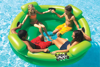 shock rocker pool float