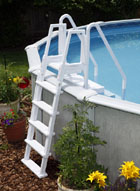 easy pool step with outside ladder