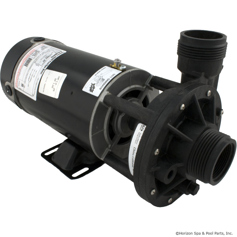 02115000 - Pump Assy, AQUAFLO FMHP, Side Discharge, 1.5HP, 2 Speed, 115V, 48 Frame, 1-1/2 Inch MBT In/Out, No Unions, No Cord - 02115000