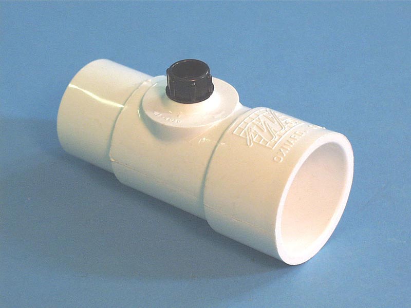 400-4100 - Fittings PVC,Tee Assy,WATERW,1-1/2 Inch S x 1-1/2 Inch Spg x 3/8 Inch FPT - 400-4100