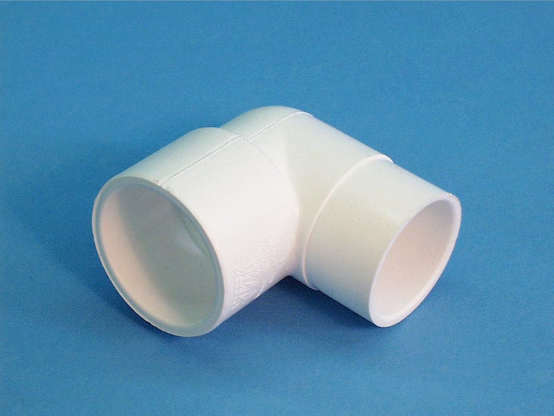 411-4000 - Fittings PVC,90 Degree Street Ell,WATERW,1-1/2 Inch Sx1-1/2 Inch Spg - 411-4000