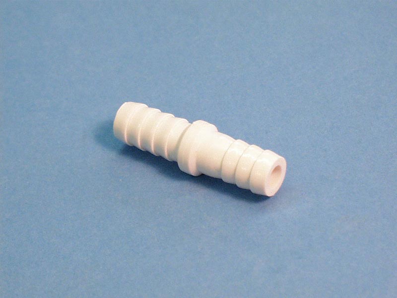 419-1000 - Fittings PVC,Barbed Coupler,INDUST,3/8 Inch RB x 3/8 Inch RB - 419-1000