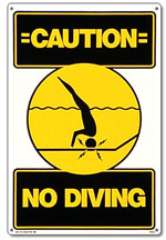 PM40344 - Pool Sign- Caution: No Diving - 40344 - PM40344