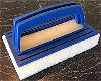 Heavy Duty Pro Hot Tub Scrubber - Blue