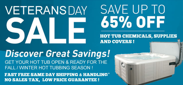 Veterans Day Specials On Hot Tub Supplies