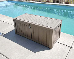 Outdoor Storage Boxes For Pool And Hot Tub Supplies