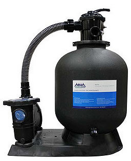Aqua Pro Sand Filter System with 1.5 HP Two Speed Pump And Base