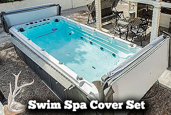 Custom Swim Spa Cover Set